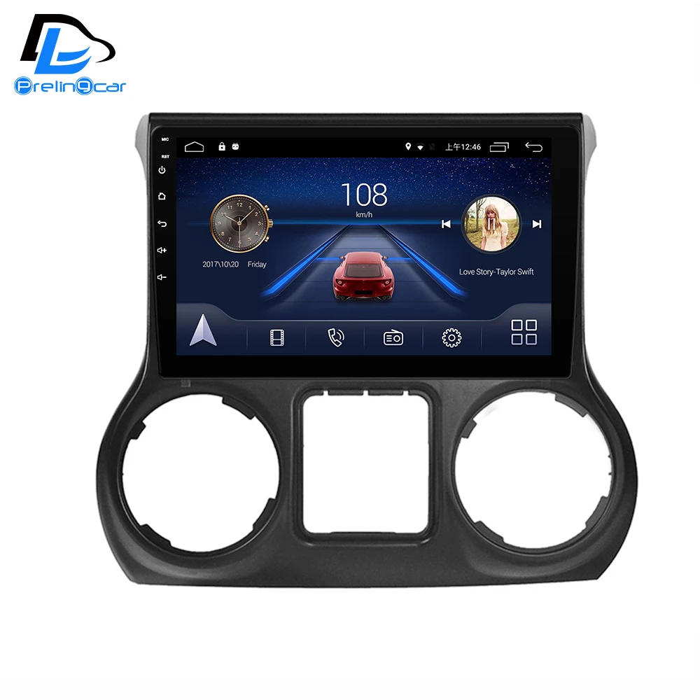 

4G LTE+WIFI navigation dvd android 9.0 system stereo for JEEP cherokee wrangler 2016 years car gps multimedia player radio