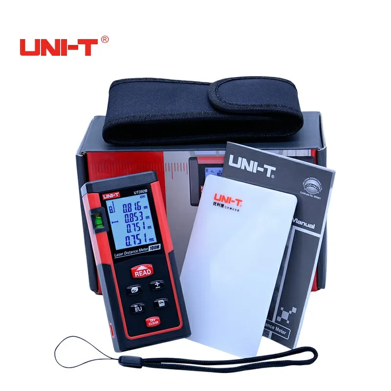 

UNI-T Digital Laser Distance Meter Level Range Finder 40M/60M/80M/100m/120m/150m Length/area/volume accumulation/subtraction