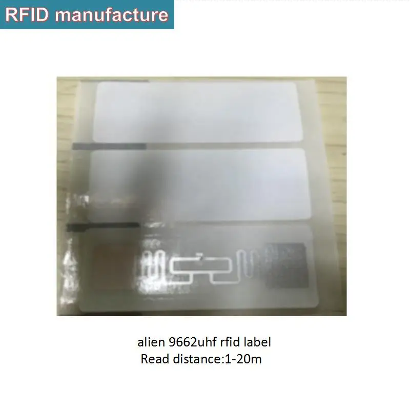 72*19 мм 10 шт. большой радиус действия пассивный Alien Higgs3 9662 УВЧ RFID влажная