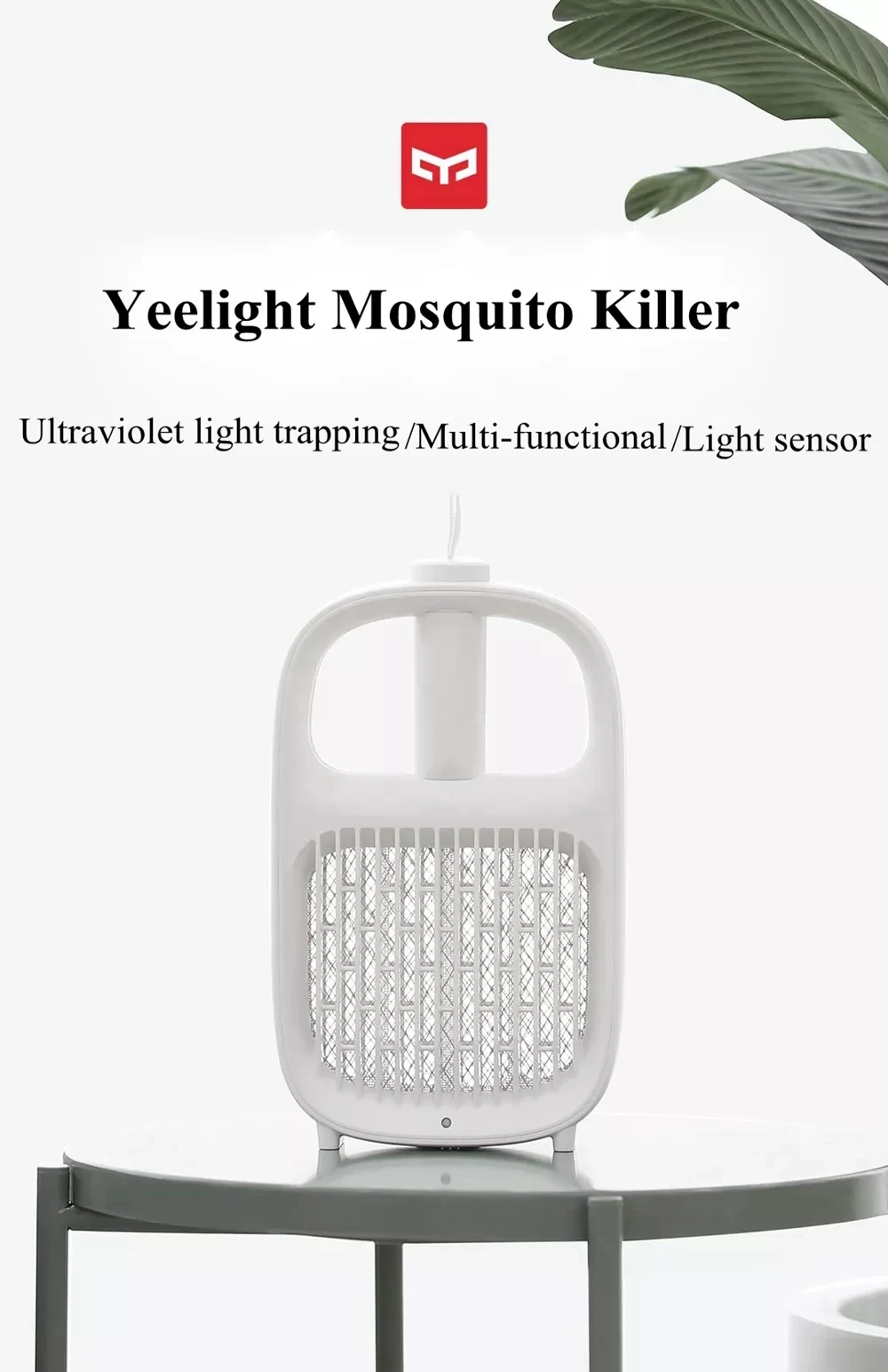 Xiaomi Yeelight Mosquito killer перезаряжаемый портативный USB ультрафиолетовый свет насекомых Электрический Летающий от насекомых комаров Swatter Killer