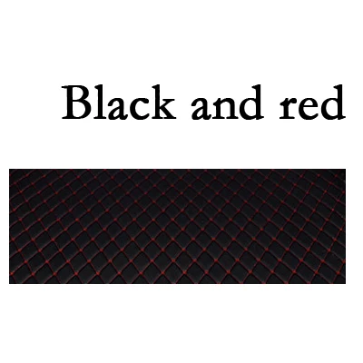 Для автомобиля), а также поездки хорошо! Специальные коврики для багажника для Nissan Patrol Y62 7 мест-2011 водонепроницаемые коврики для багажника карго коврик для Patrol - Название цвета: black and red