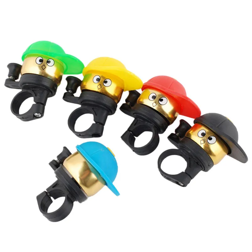 1 Pcs Kids Bicycle Bell Ring Cute Bike Cycling Small Boy Mini Bell Cup Horn Bike Accessories Color Random #4A30  (5)