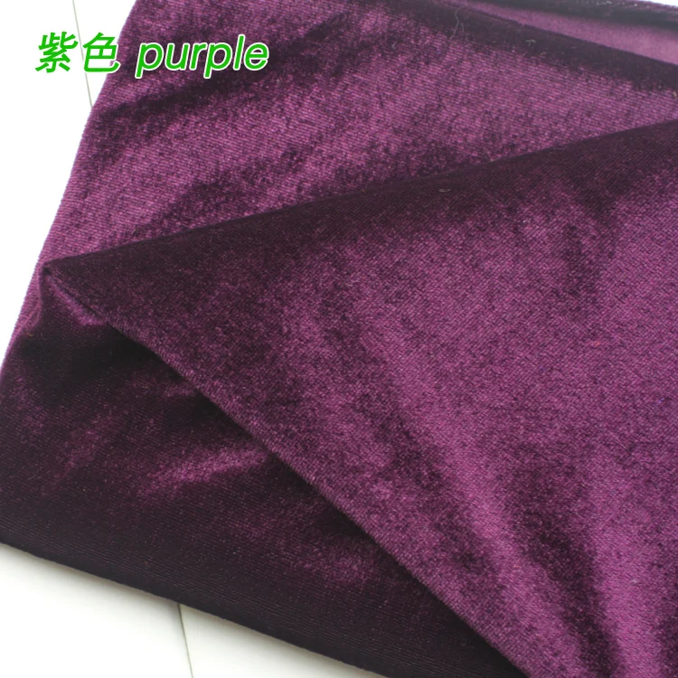 

Purple Silk Velvet Fabric Velour Fabric Pleuche Fabric Table Cloth Table Cover Curtain Fabric Sold By The Yard 60" Wide