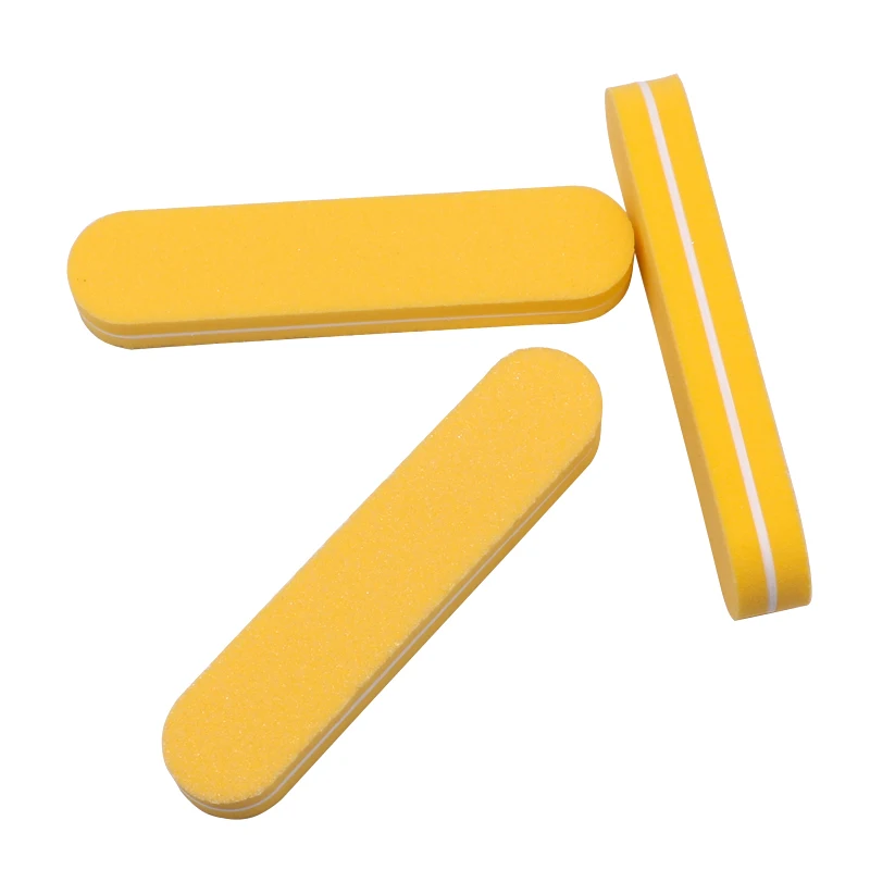 Buffer de Unhas Arquivos de Dupla Mini Esponja Arquivo - 180 Face Profissional Unha Polonês Arquivos Moagem Lixar Manicure Ferramentas 100 Pçs 3 Lixas e polidores de unha
