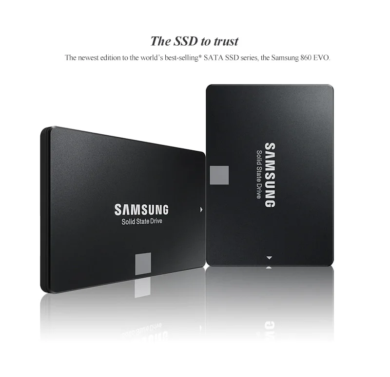 SAMSUNG SSD 860 EVO 250 ГБ 500 Внутренний твердотельный жесткий диск высокой Скорость 520 МБ/с. SATA3 для ноутбука, настольного компьютера, ПК