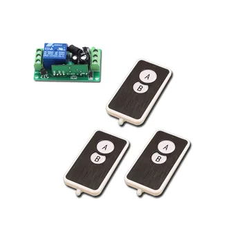 

DC 9V 24V Wireless Remote Control Switch RF Wireless Remote Switch 12V 1CH 10A Relay Receiver 315Mhz/433Mhz