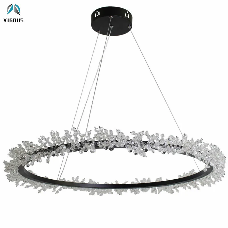 Лофт американский RH Хрустальный светодиодный подвесной светильник Lustre Luminarias 3