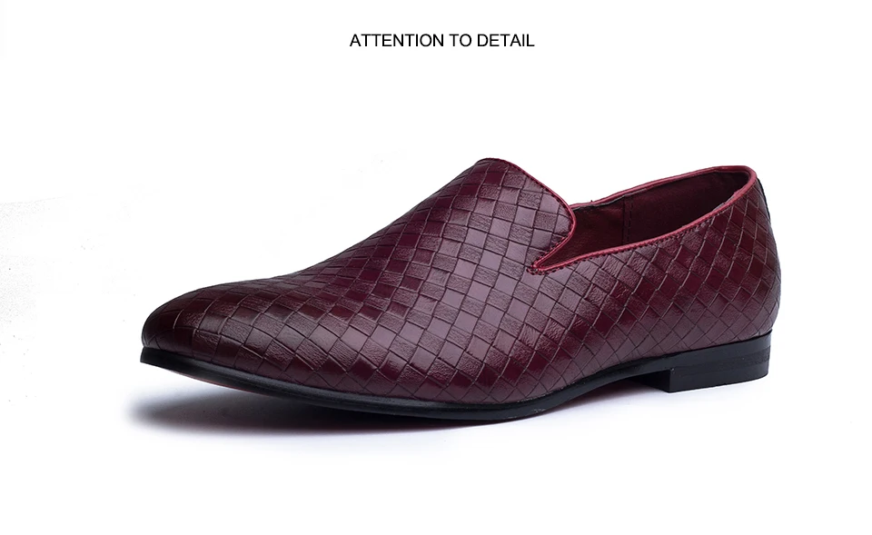 ZERO MORE/роскошная мужская обувь; Повседневная модельная обувь больших размеров; цвет синий; роскошные мужские лоферы в британском стиле; тканые черные мужские туфли без застежки