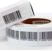 Высокая чувствительность eas РФ 8.2 мГц мягкие этикетки штрих-кода 3*4 см 4*4 см 1000 шт