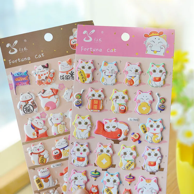 

DIY 1 pcs/pack JFortune CatDiary Stationery Stickers Decorative Mobile Stickers Scrapbooking DIY Craft Stickers