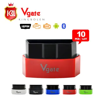 

10PCS/LOT ELM327 Vgate iCar3 Bluetooth iCar 3 OBD2 Diagnostic Scanner with Free Shipping