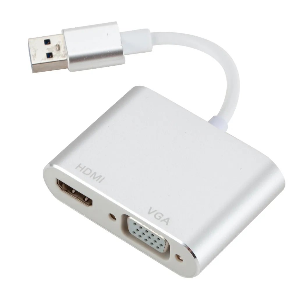 USB C к HDMI 4 K VGA адаптер USB 3,1 type C USB-C к VGA HDMI преобразователи видеосигнала адаптер для 2019 нового Macbook Pro/Chromebook Pix