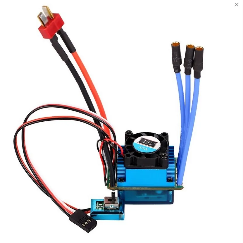 TSKY Racing 35A Brushless Electric Speed Controller ESC for 1/10 RC Car Truck | Игрушки и хобби