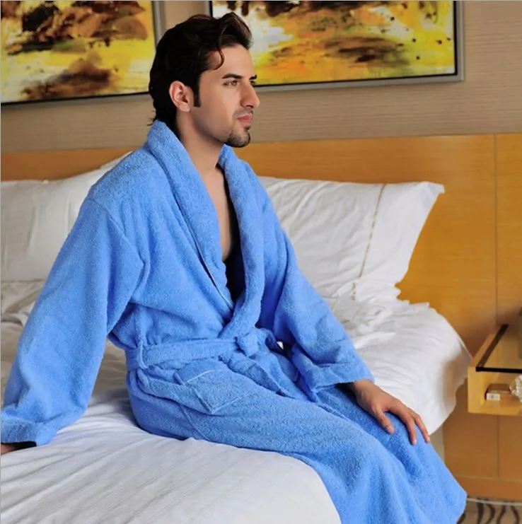 Women's Mid-Calf Cotton Sleep Lounge Robes RBS-D RB22 1