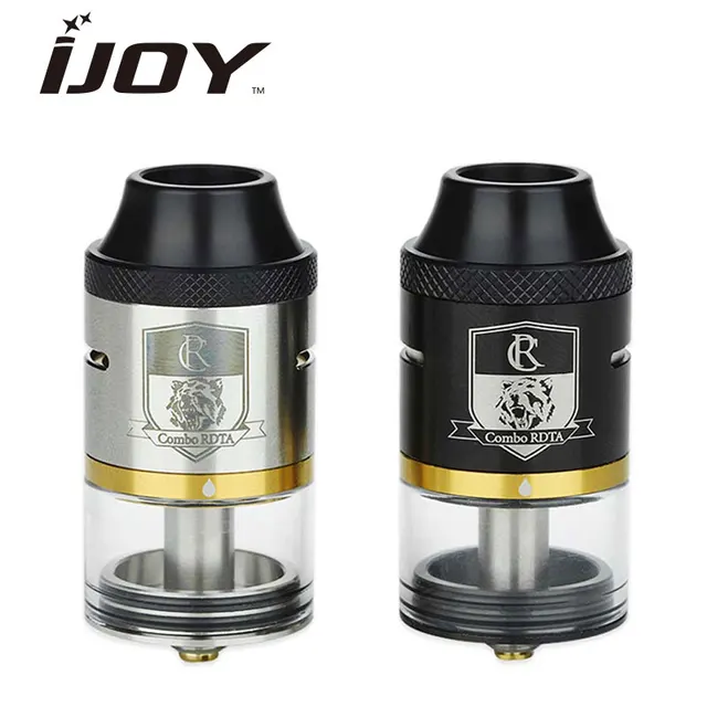 Оригинал ijoy combo югу ом бак 6.5 мл combo rta rdta rda распылитель сменные позолоченный построить палубе combo rdta бак ij01