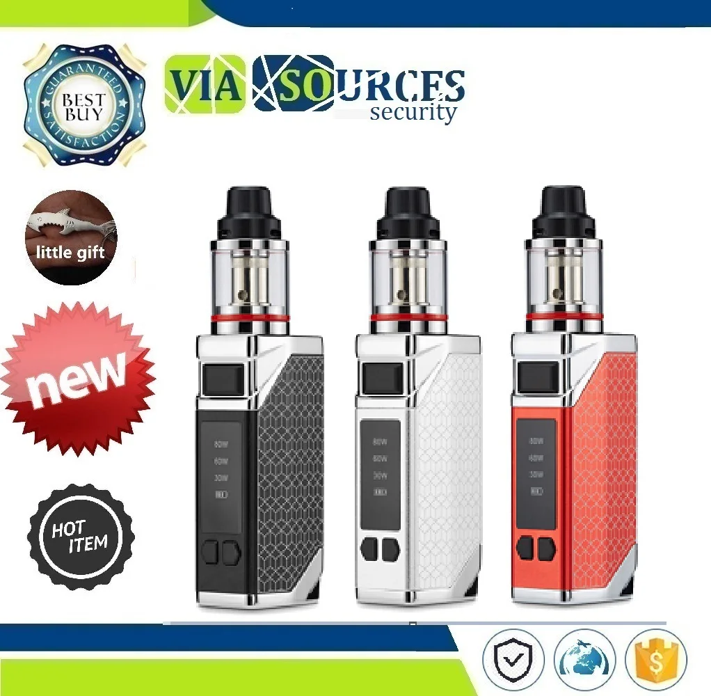 

Vaporizer Hookah Vaper Mechanical Cigarettes vape pen New80W Safe Electronic Cigarette Set Big Smoke