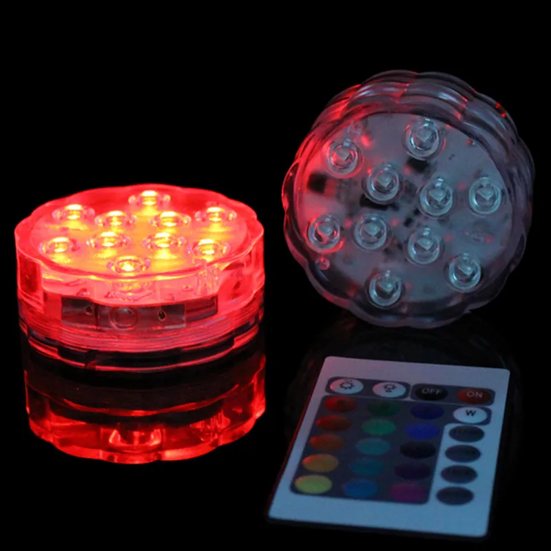 Аккумуляторная аквариумная светодиодсветодиодный лампа RGB с дистанционным