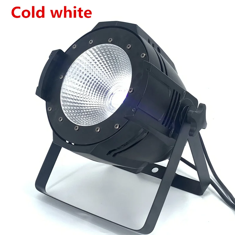 Светодиодный par 200 Вт COB RGBWA UV 5в1/RGBW 4в1/RGB 3в1/теплый белый холодный белый UV светодиодный Par Par64 Светодиодный точечный светильник dj светильник - Цвет: Cold white