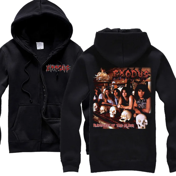 15 видов ужасный Exodus sudadera рок хлопок толстовки оболочка куртка панк рокерский спортивный костюм тяжелая металлическая брэндовая одежда, спортивные футболки