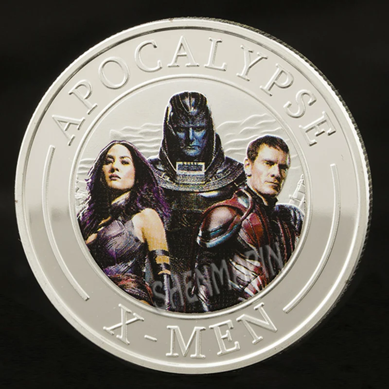 Коллекционные монеты X Men Apocalypse памятная монета день памяти мутантов войны только