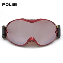 HOT Off-Road Snowboard Snowmobile Ski Goggles Sunglasses Sports Glasses Colors Lens Skiing Goggles Big Spherical p803#3