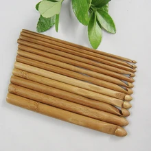 12 размеров бамбуковая ручка вязальный крючок плетение Вязание спицы Набор