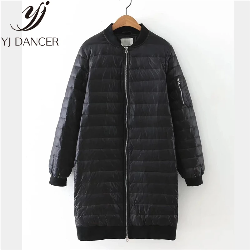 Le Ultra Chaud Base Long Mince Black De À D'hiver Haute Lumière Vers Manteau Qualité Lâche Veste Noir Bas vent Femme 2018 Parkas Coupe EWYHID29
