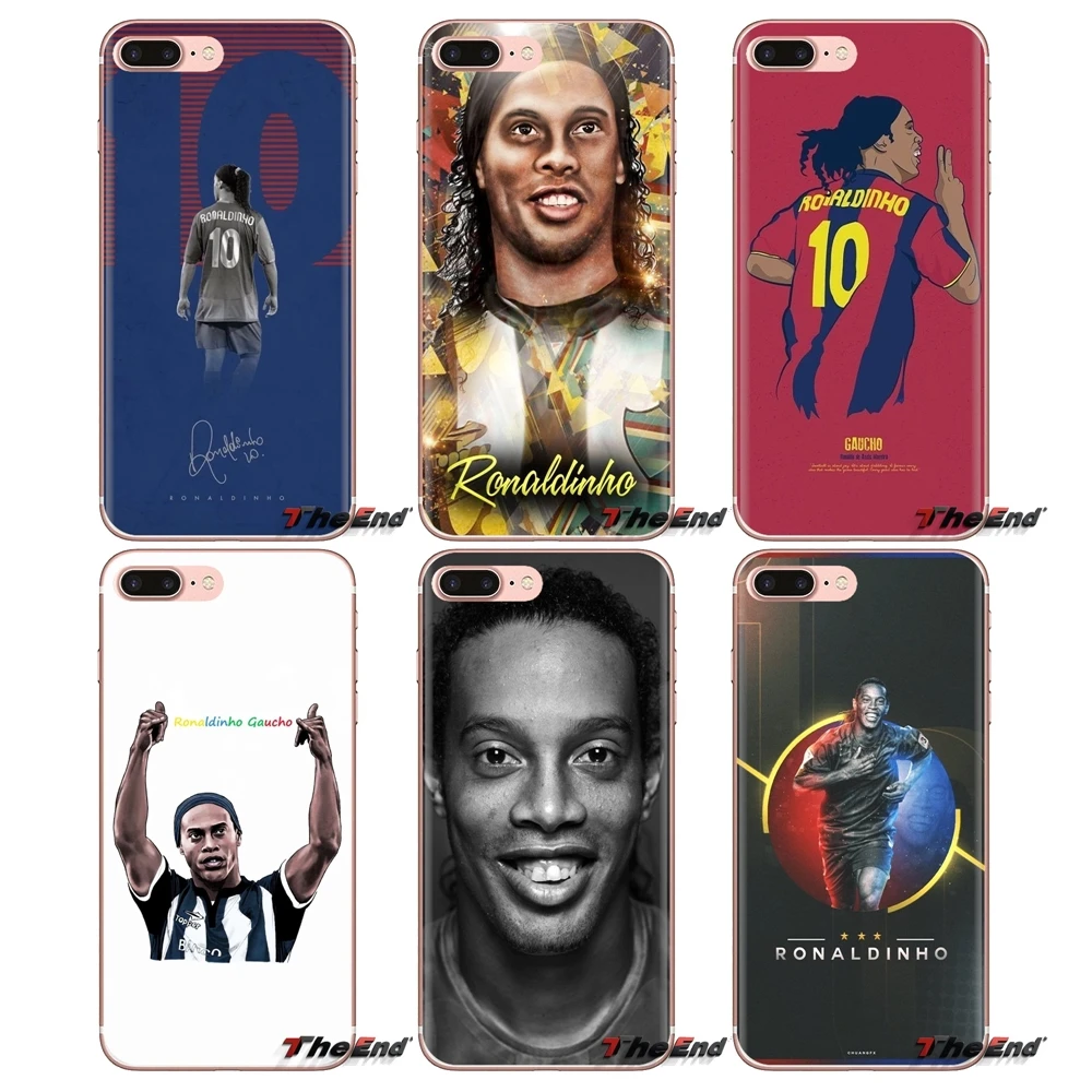 

Soft Transparent Case fashion footballer Ronaldinho For Xiaomi Mi4 Mi5 Mi5S Mi6 Mi A1 A2 5X 6X 8 9 Lite SE Pro Mi Max Mix 2 3 2S