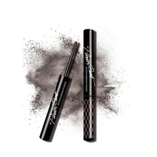 3 цвета бровей порошок серый кофеин бровей порошок Водонепроницаемый Защита от размазывания бровей Макияж