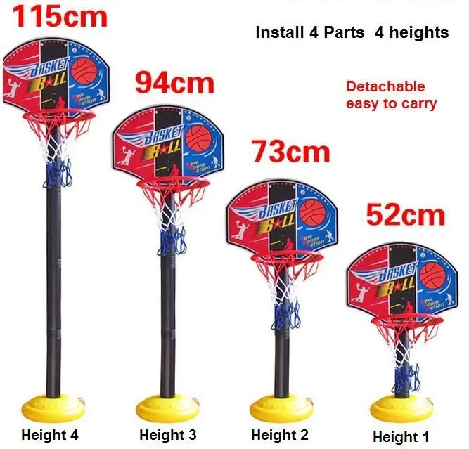 Детский баскетбол стенд обруч набор с шариковым насосом на открытом воздухе спортивная игрушка корзина