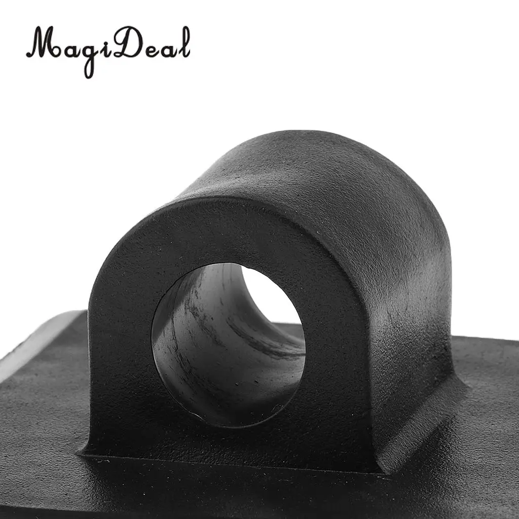 MagiDeal 2 Pieces Kayak Fishing Boat Engine Motor Mount Stand Holder Bracket Black/White