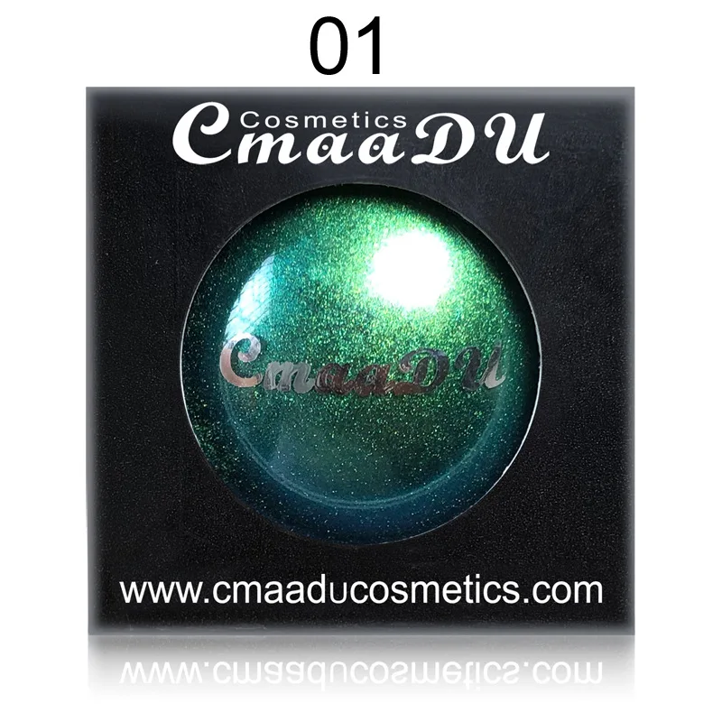CmaaDu, хамелеон, водонепроницаемый светильник, меняющий блеск, тени для век, палитра теней, мерцающие, блестящие, металлик, матовые тени для век