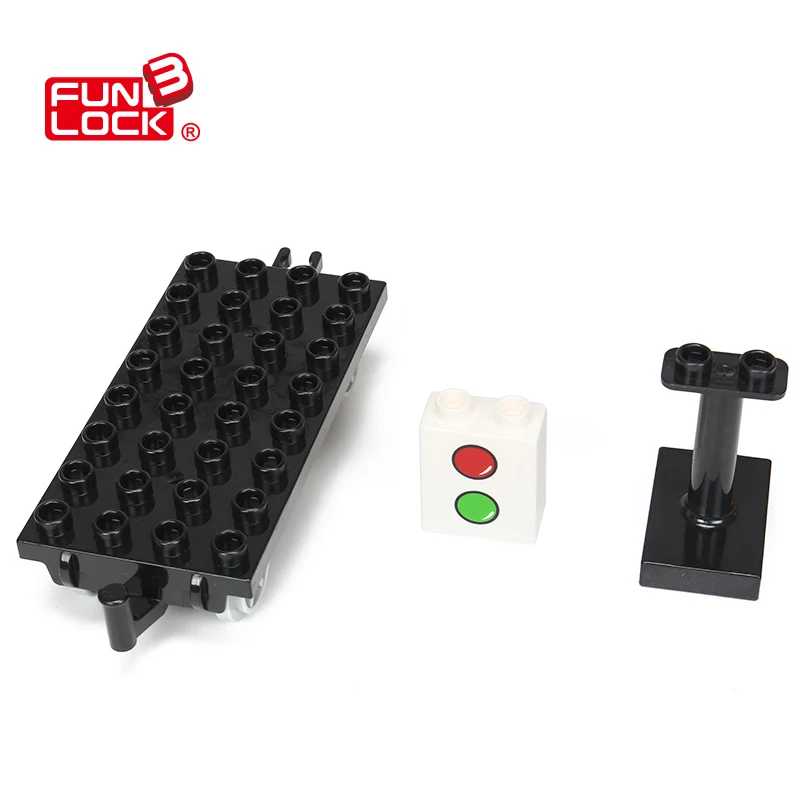 Основание для каретки Funlock Duplo 1 шт. детали сборки железной дороги образовательный