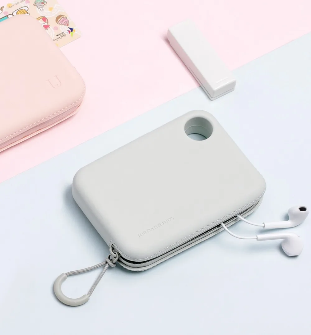 Xiaomi Mijia силиконовая переносная сумка для хранения кабельной линии карты наушники сумка для хранения мягкий дизайн легкий вес модная сумка для хранения