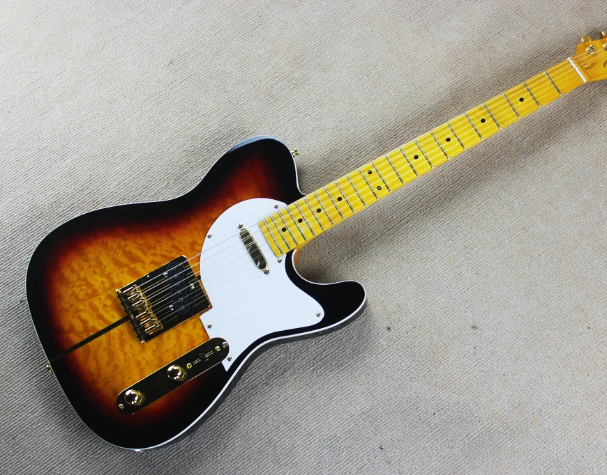 

2016 new + Factory + Merle Haggard Signature Tuff Dog sunburst Electric Guitar China custom Guitar Free Shipping Tuff Dog Guitar