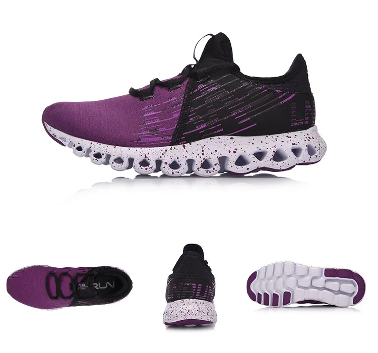 Клиренс) Li-Ning женские кроссовки для бега с подушкой, дышащие, с противоскользящей подкладкой, спортивная обувь, кроссовки ARHM072 XYP591
