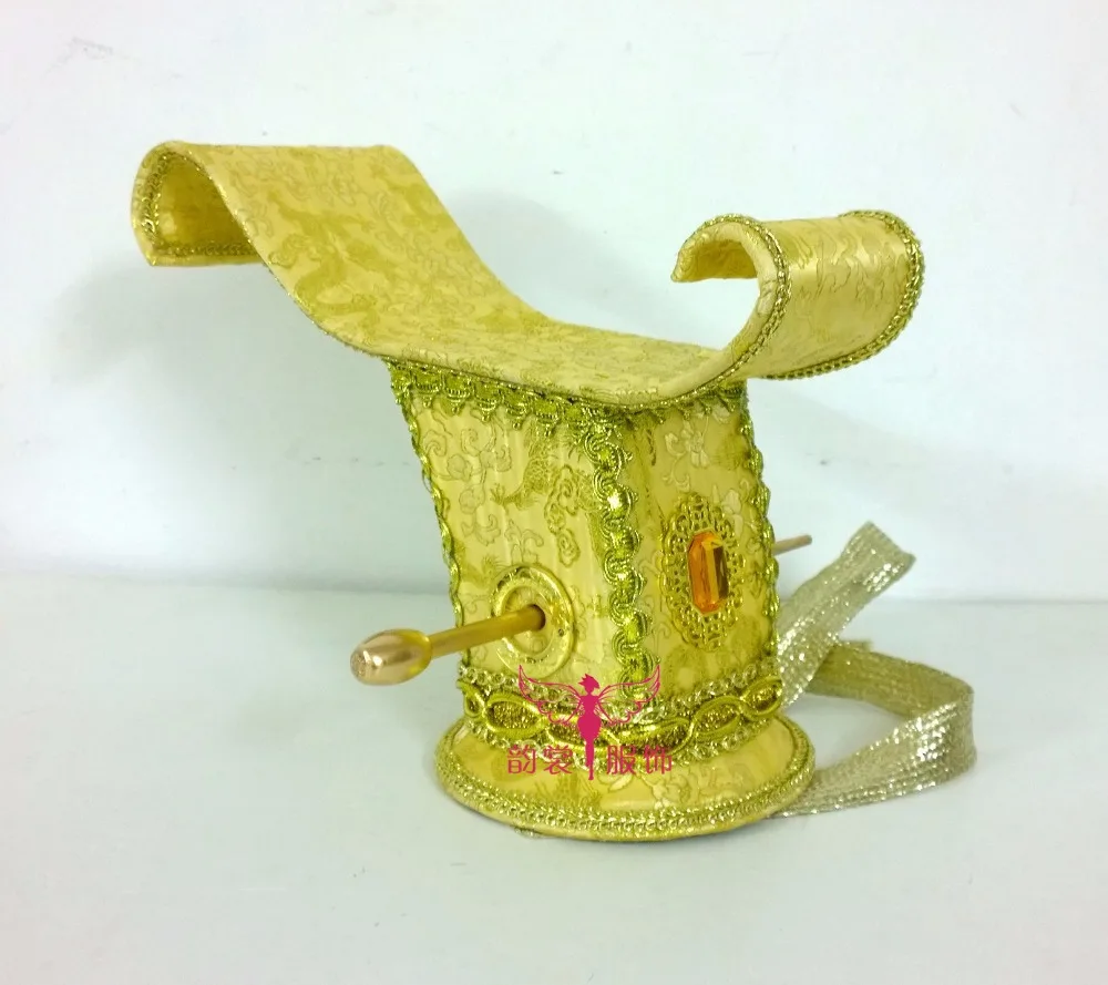 Древний китайский детский Императорский принц тиара 2 вида конструкций золотой цвет мужской костюм с головным убором головной убор ханьфу аксессуары для волос cos корона для волос