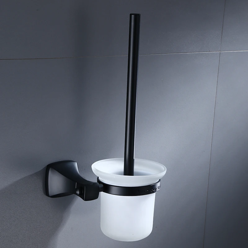 Держатели для туалетной щетки щетка для унитаза ванной оборудования для ванной Аксессуары Черный туалет щетки