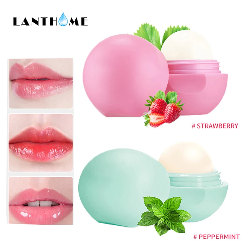

Moisturizer Makeup Cute Lip Balm Natural Plant Sweet Coc Cola Ball Lipstick Embellish Balm Repair Lip Chapstick Peppermit Flavou