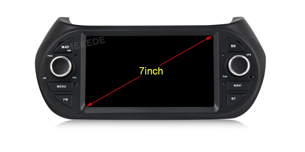 Discount Android 8.1 Car dvd Stereo Radio GPS Navigation For Fiat Fiorino Qubo Citroen Nemo Peugeot Bipper 2008-2010 2015 Auto Multimedia 2