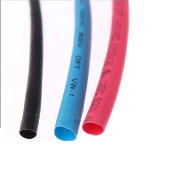 4mm Red Blue Heat Shrinkable Tubing 10m Shrink Tubing 10 metersin