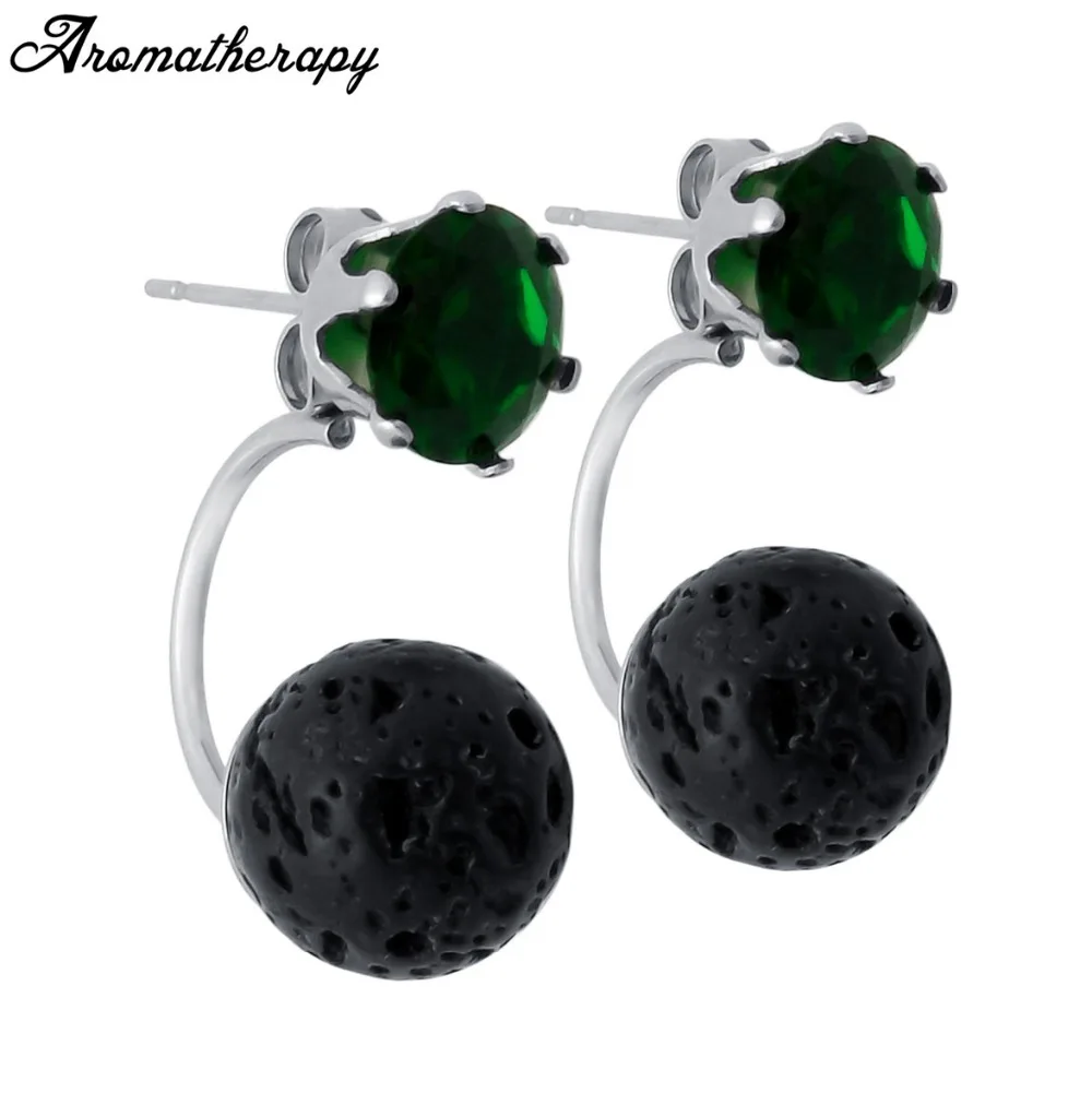 ZP-SS008-5 Lava Diffuser Earrings