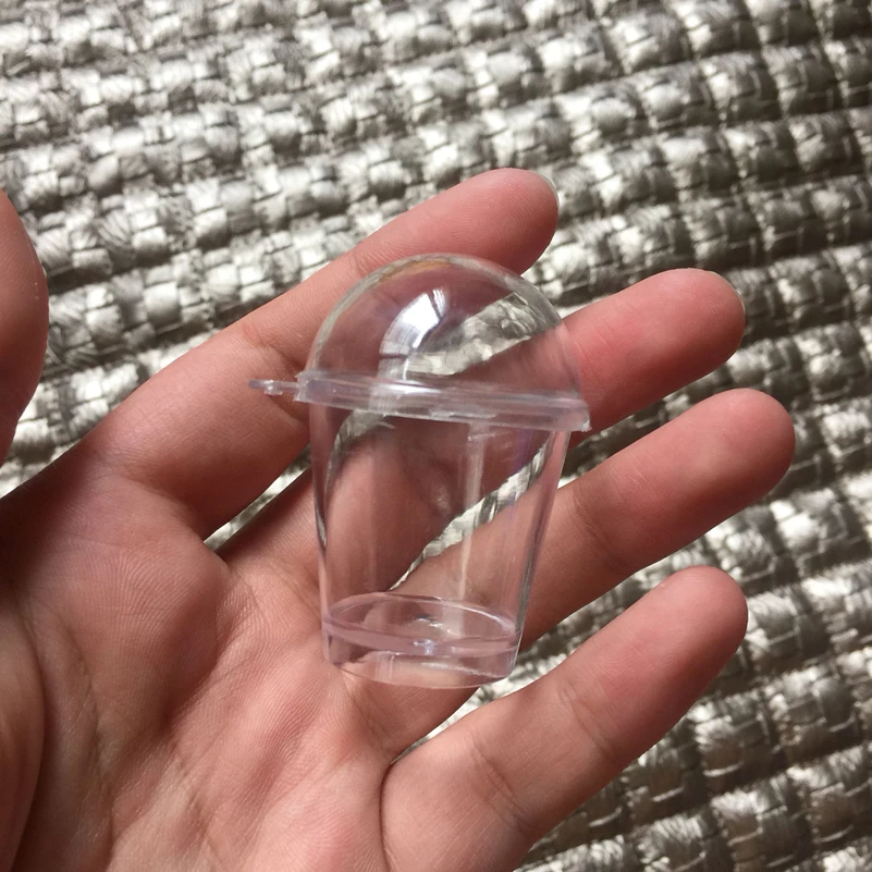 Tanduzi 100 шт чашки+ 100 шт крышки милые круглые Tiramisu мусс прозрачная чашка с крышкой искусственная чашка для парфэ DIY Deco части