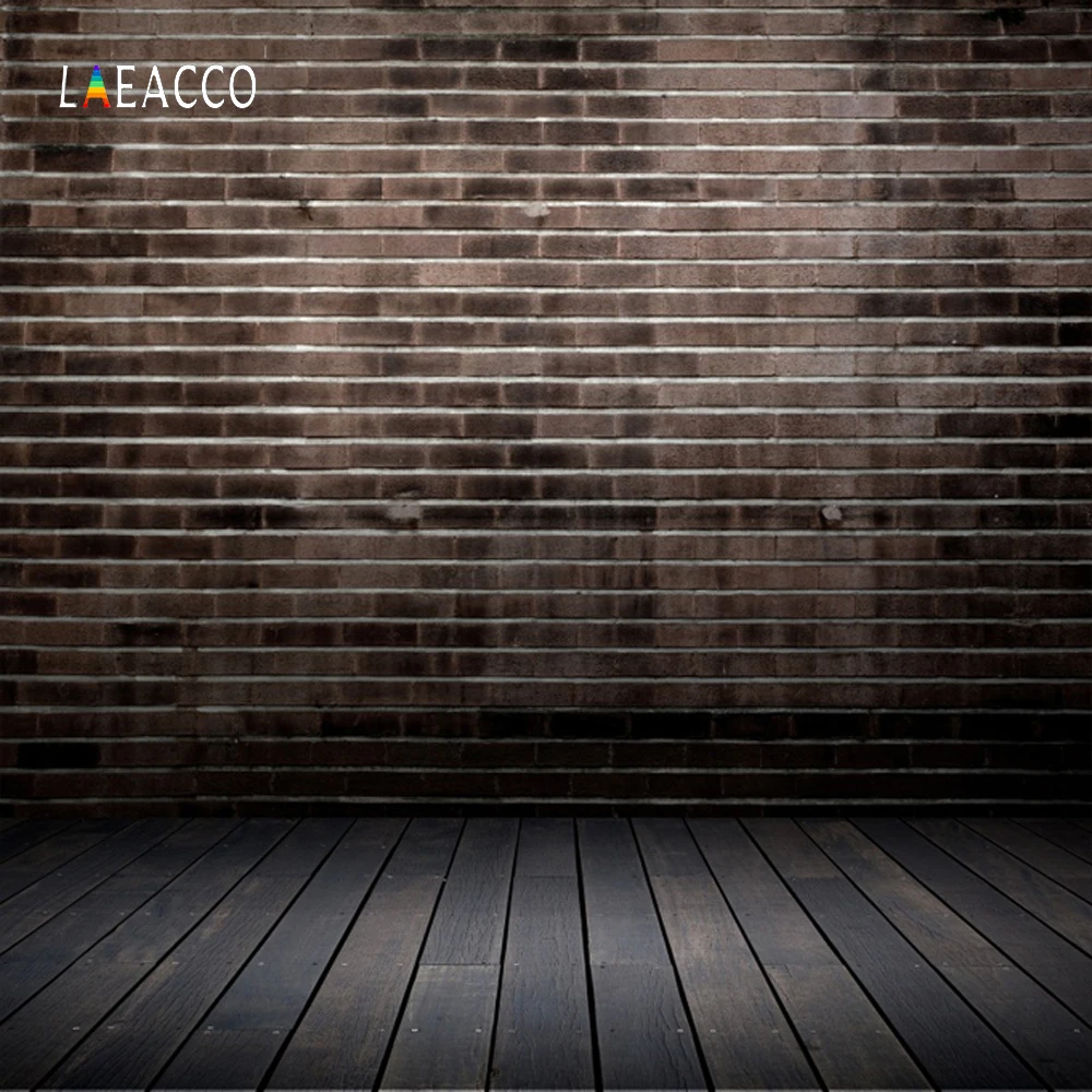 

Laeacco Old Brick Wall Wooden Floor Scene Baby Photography Backgrounds Customized Photographic Backdrops For Photo Studio