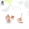 ORSA-boucles d'oreilles en argent Sterling 925, bijoux en forme de chat, boucles d'oreilles en forme de chat, 11 MM, bijoux pour fêtes en boîte, cadeau SE107 ► Photo 3/6