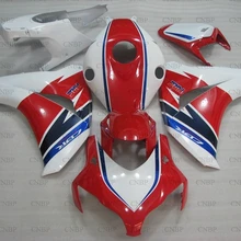 CBR1000 RR 2008-2011 Обтекатели CBR 1000 RR 2009 Набор для всего тела для Honda Cbr1000 RR 10 11 красный, Белый зализа Abs