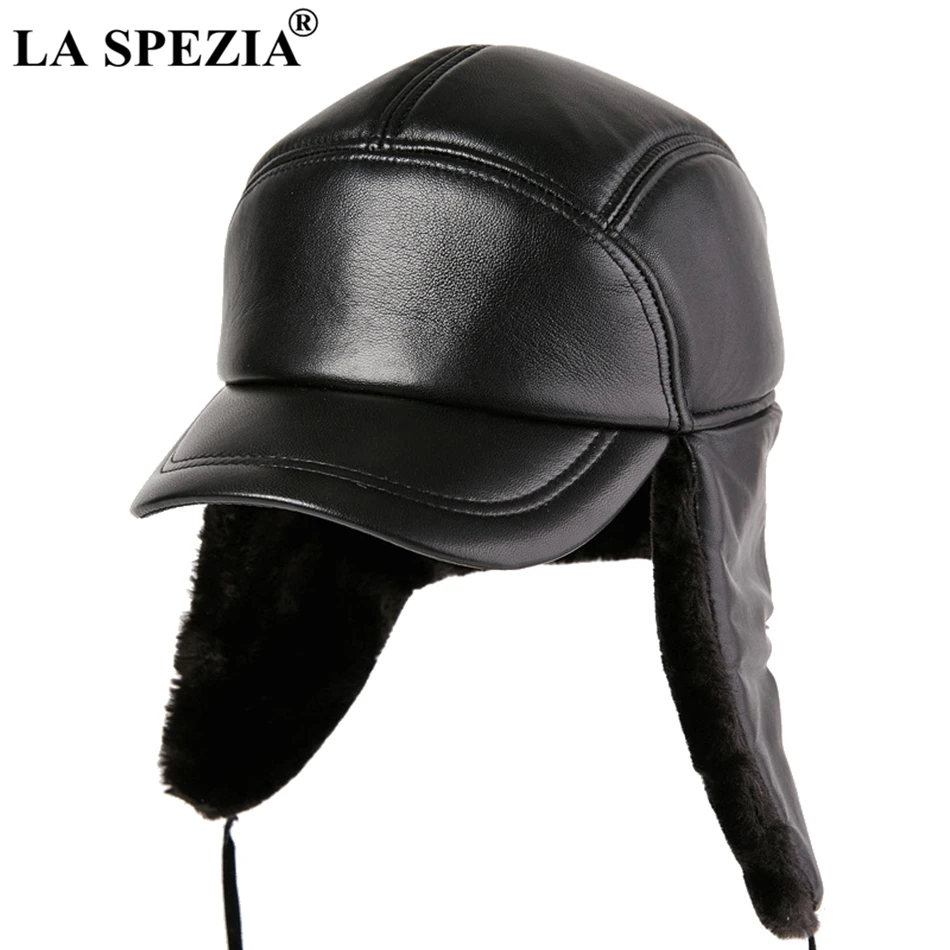 Buy LA SPEZIA Fur Russia Caps Men Winter Windproof