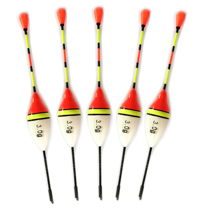 NCC 10PCS/Lot Green White Rock Fishing Buoy Bobber Float Used for River