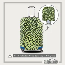 Змеиный узор печать путешествия багаж защитный чехол для 18-30 дюймов тележка Чехол Эластичный багажник чемодан пылезащитный чехол