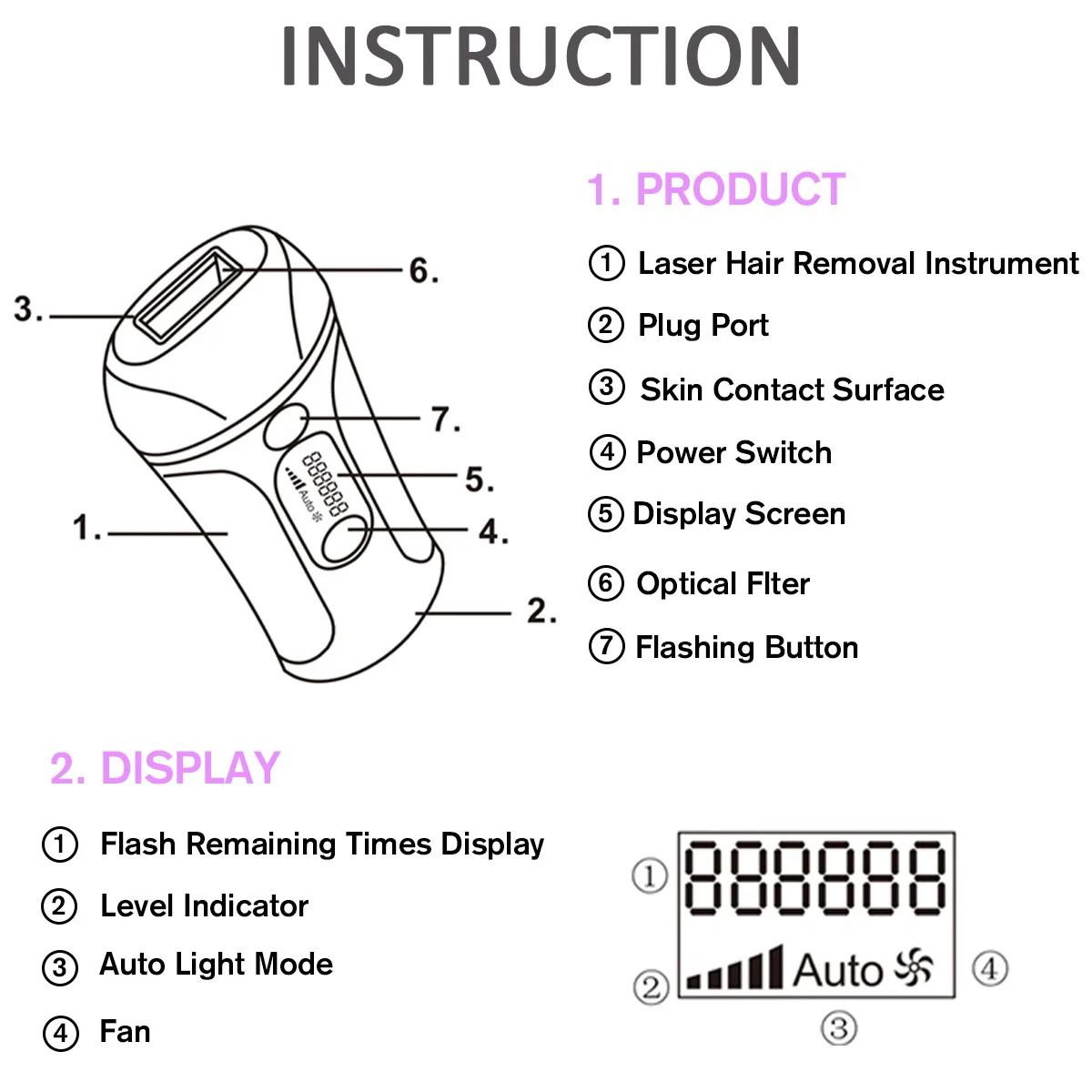 Depilação a Laser Removedor de Cabelo Flash Profissional Permanente Depilador Display Lcd Biquíni Indolor Máquina 999999 Ipl 9 Depiladores